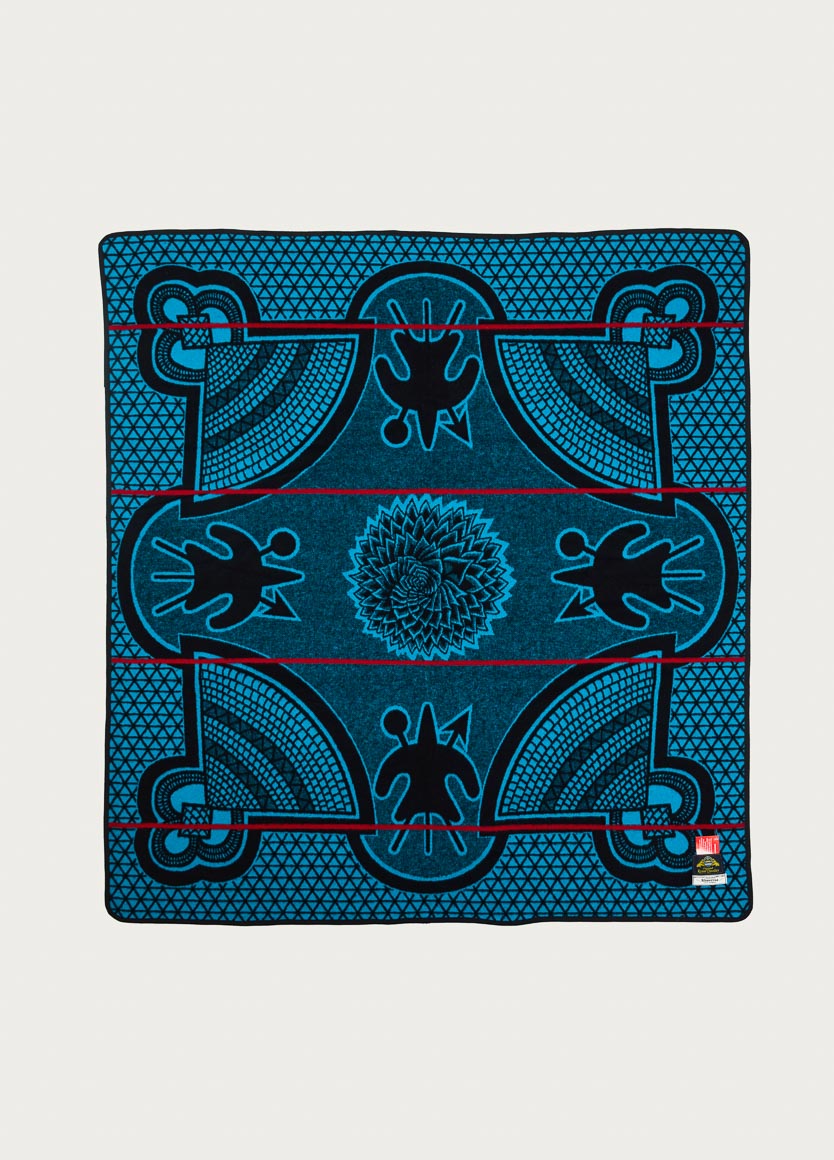 Aranda Kharesta Blanket Turquoise Merchants On Long