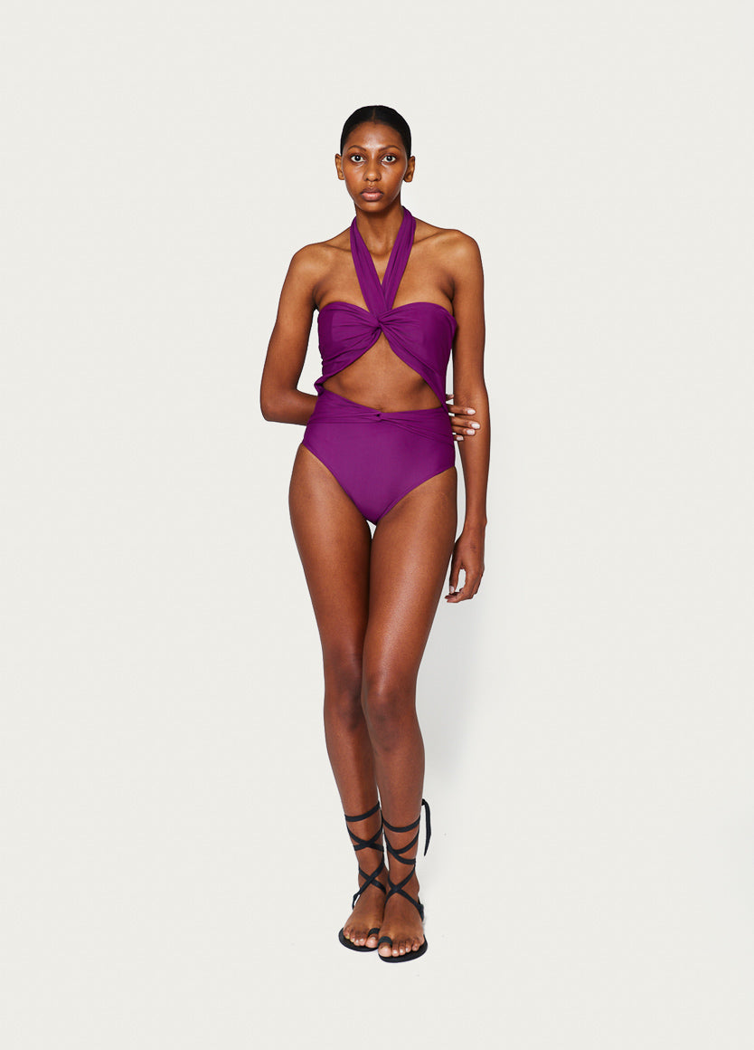 Amina Onepiece Swimsuit Purple