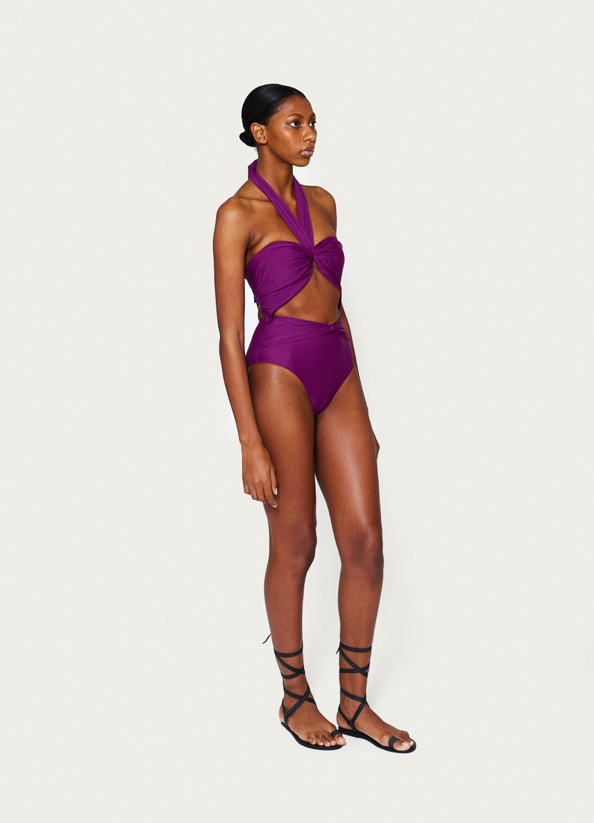 Amina Onepiece Swimsuit Purple