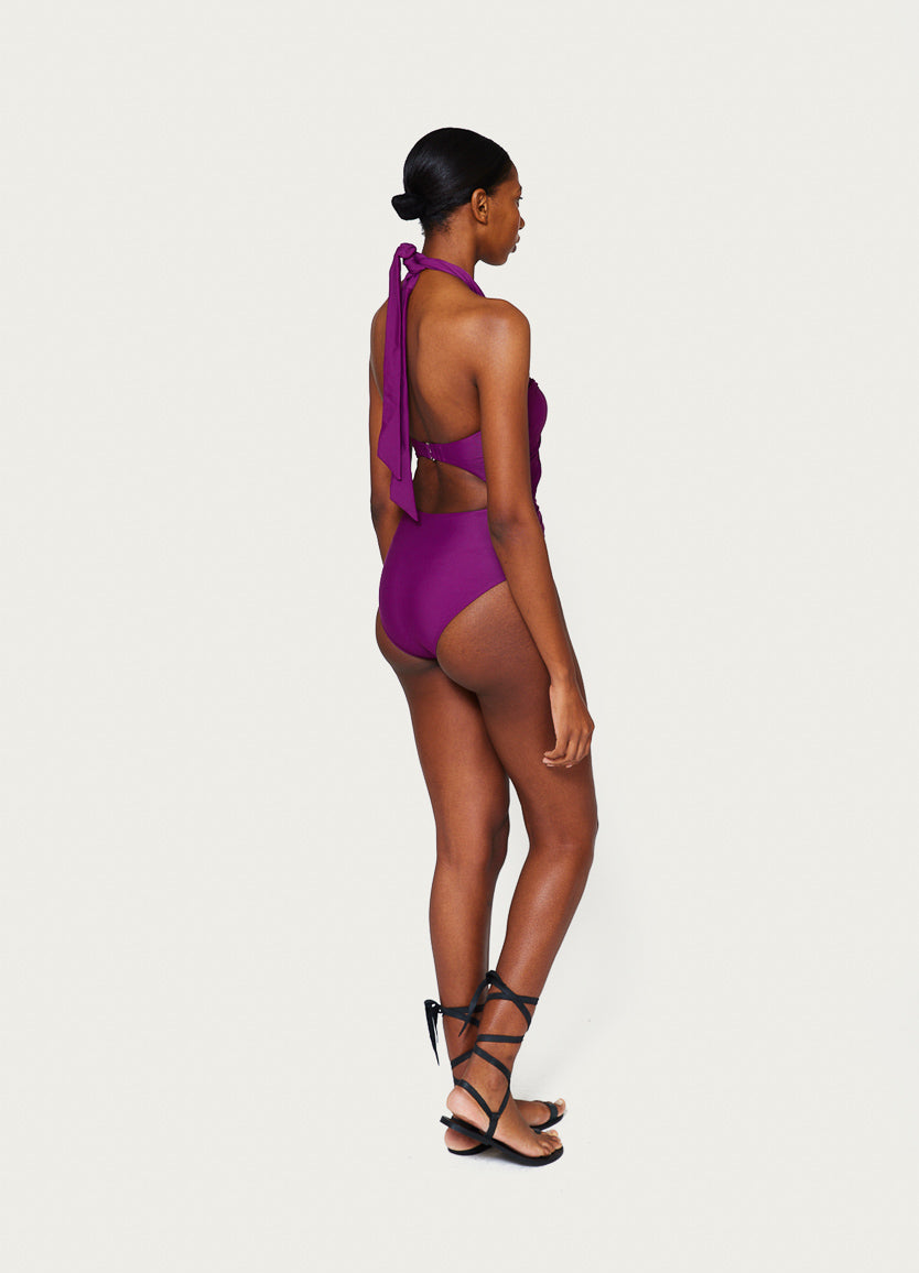 Amina Onepiece Swimsuit Purple