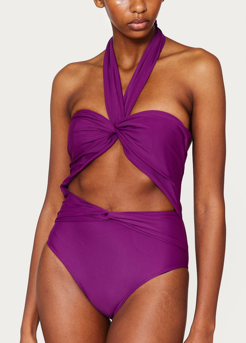 Amina Onepiece Swimsuit Purple