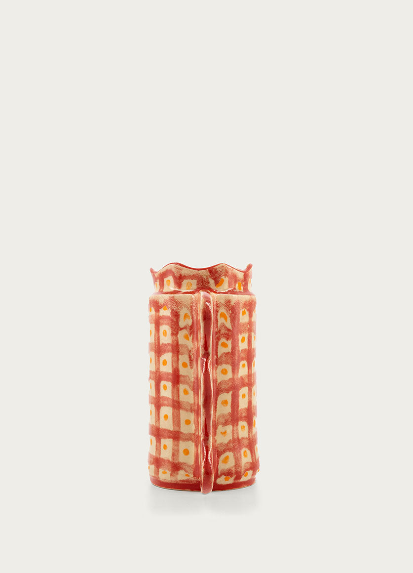 Checkered Wings Vase