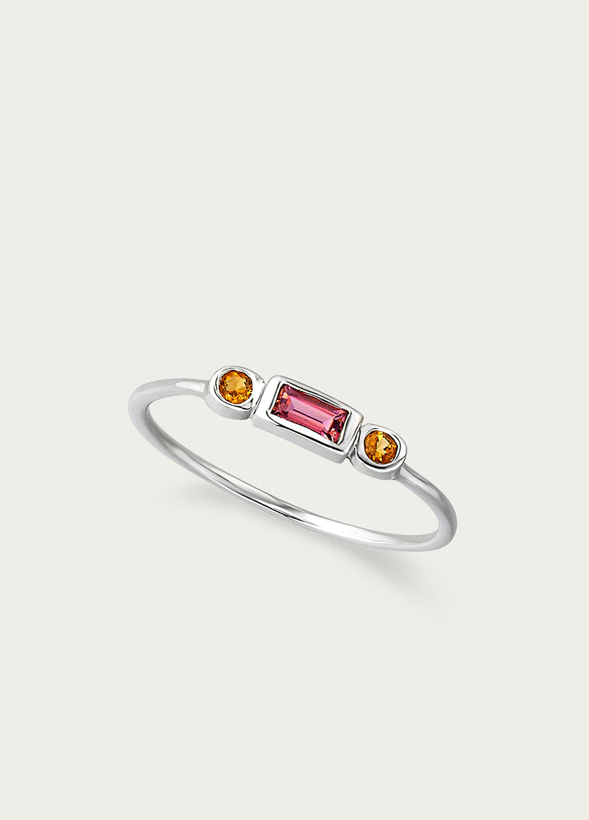 ORA ZION RING PINK TOURMALINE