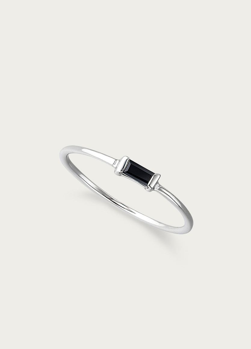 ORA RIA MIDNIGHT RING BLK SPINEL