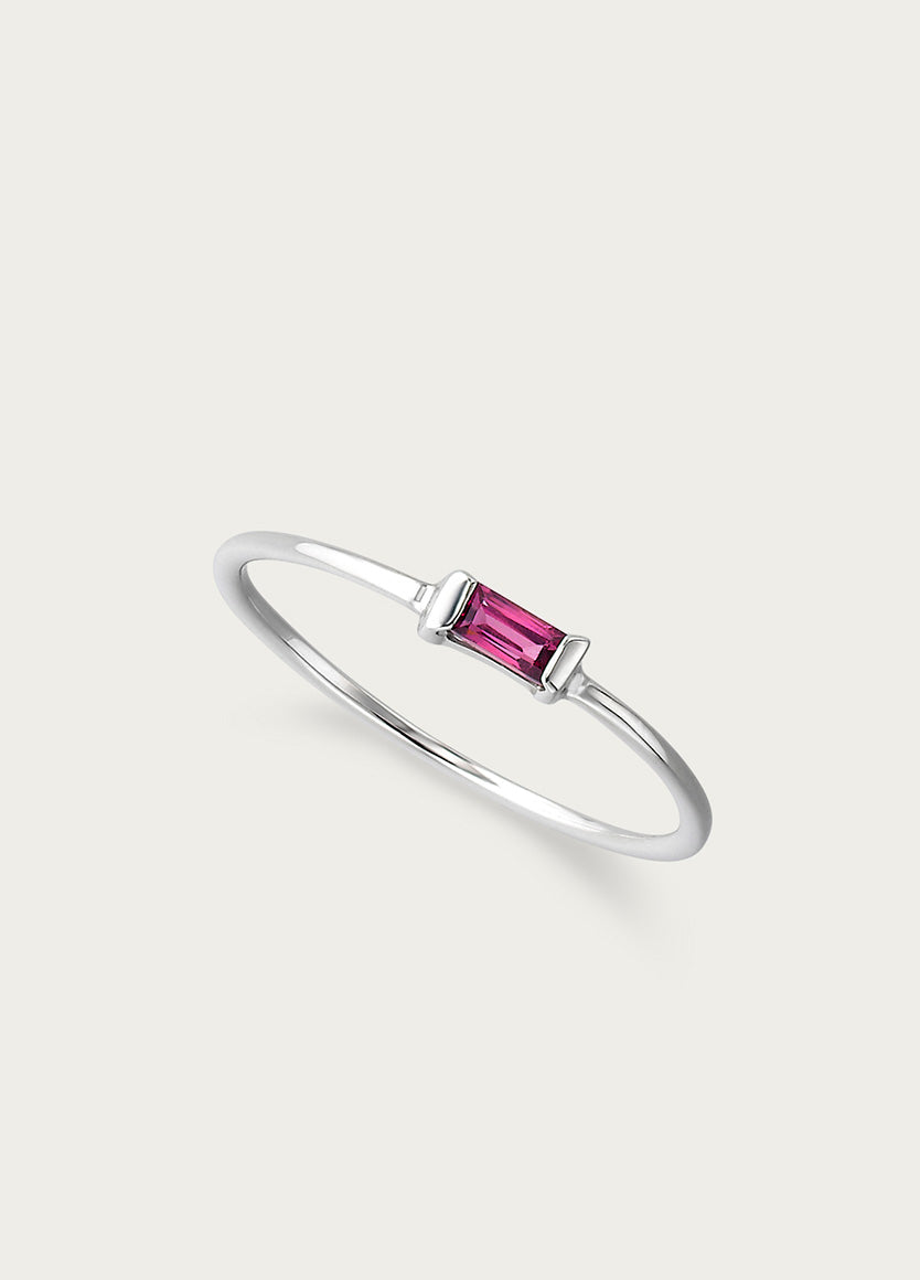 ORA RIA MIDNIGHT RING RHODOLITE