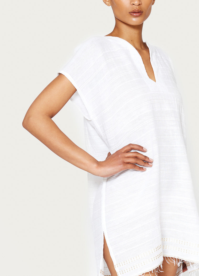 Kelali Tunic Dress White