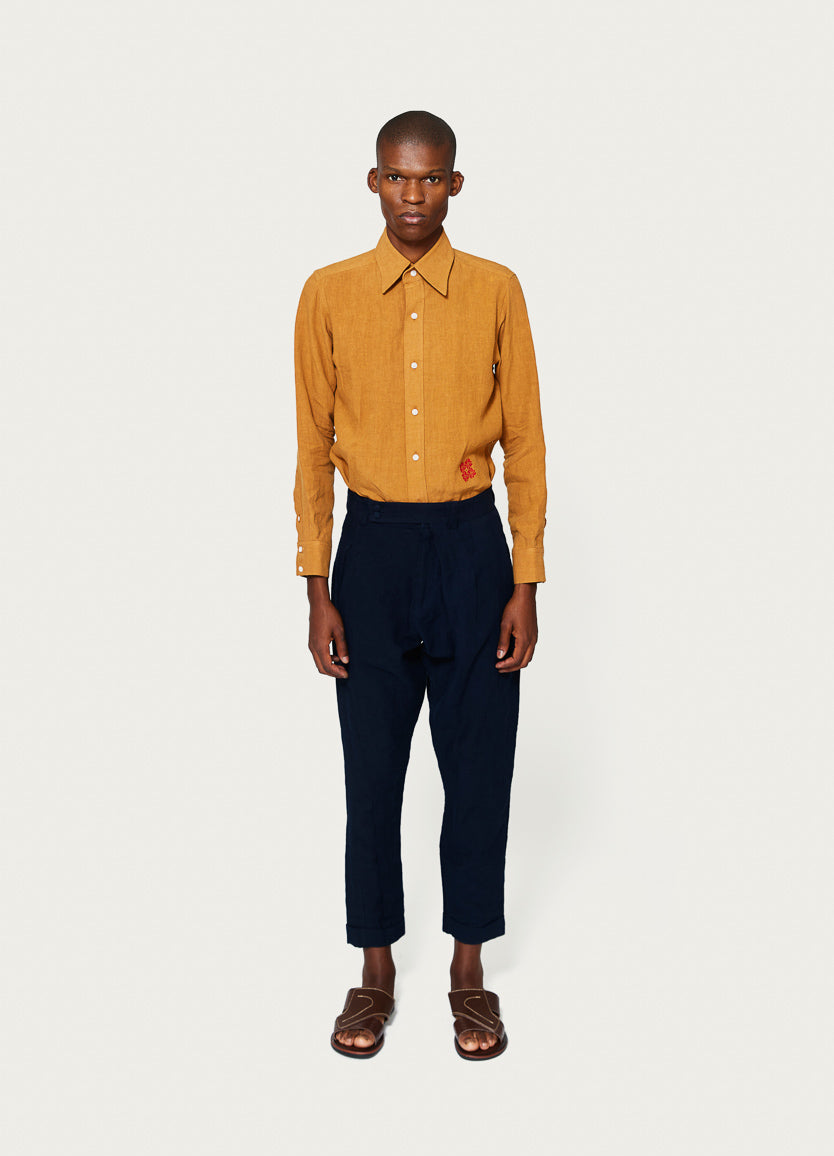 Dillion Linen Trouser Navy