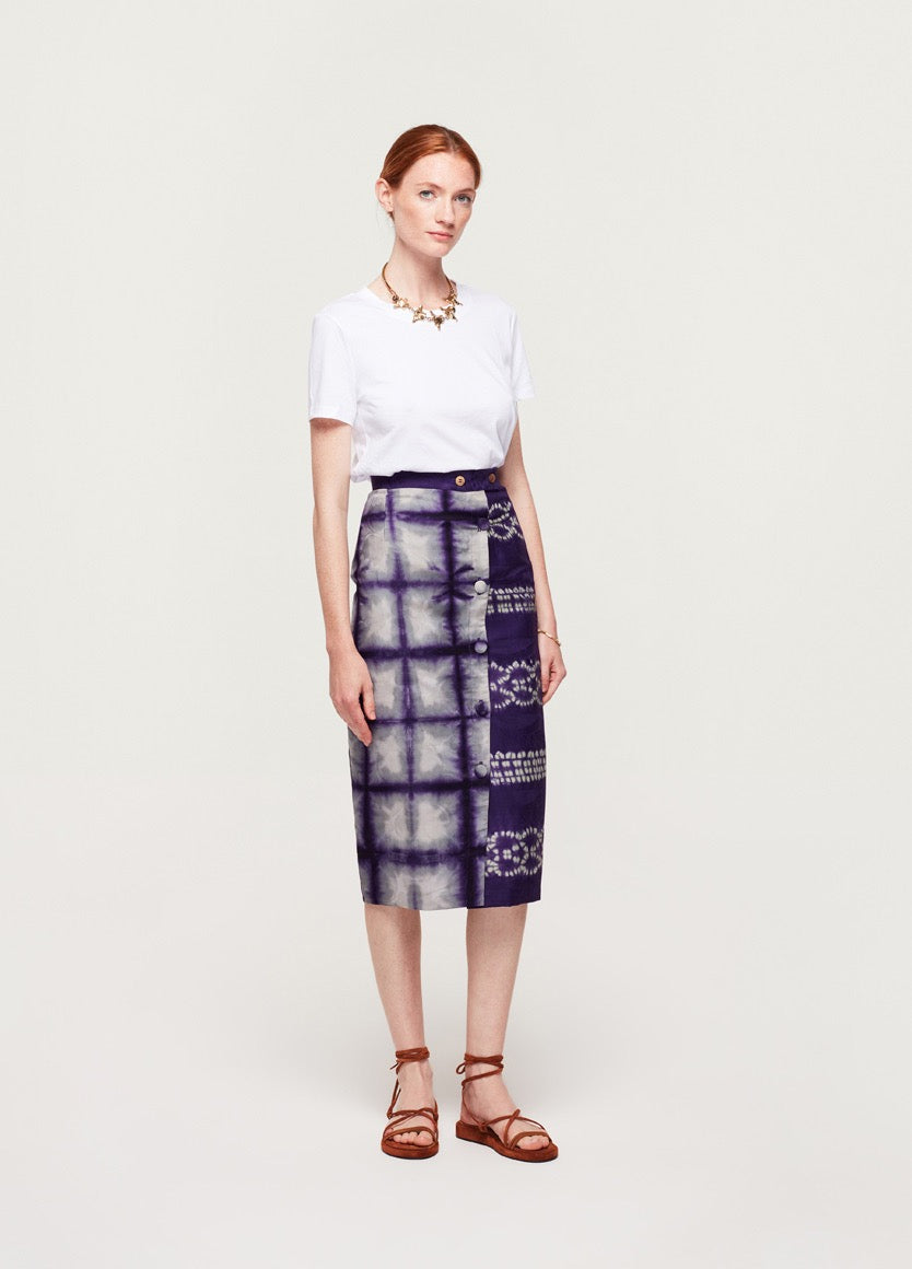 MIX AND MATCH MIDI SKIRT