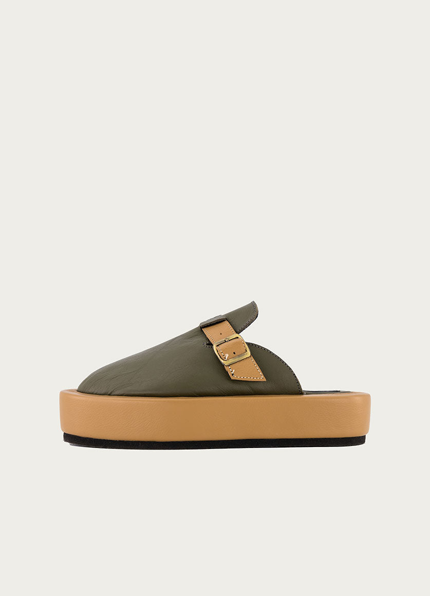 Mai Sandal Green / Crème