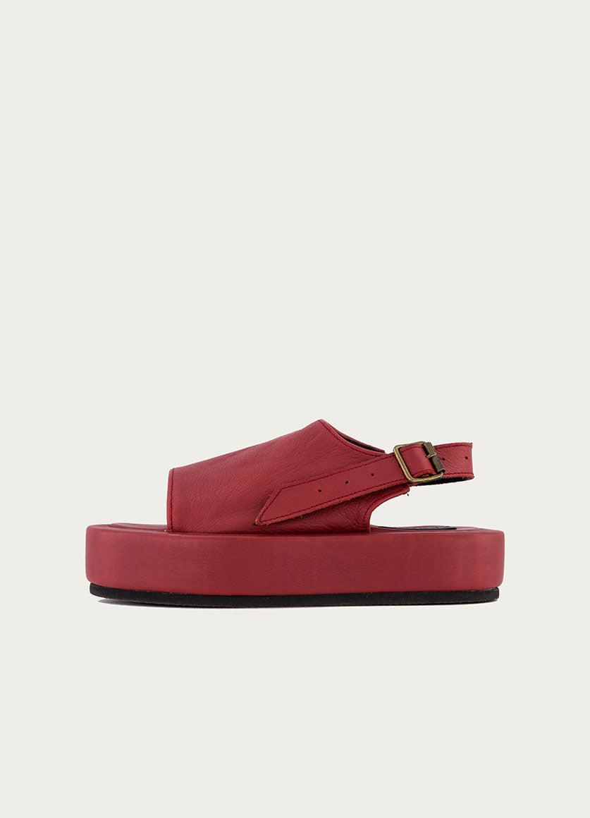 Halo Sandal Burgundy