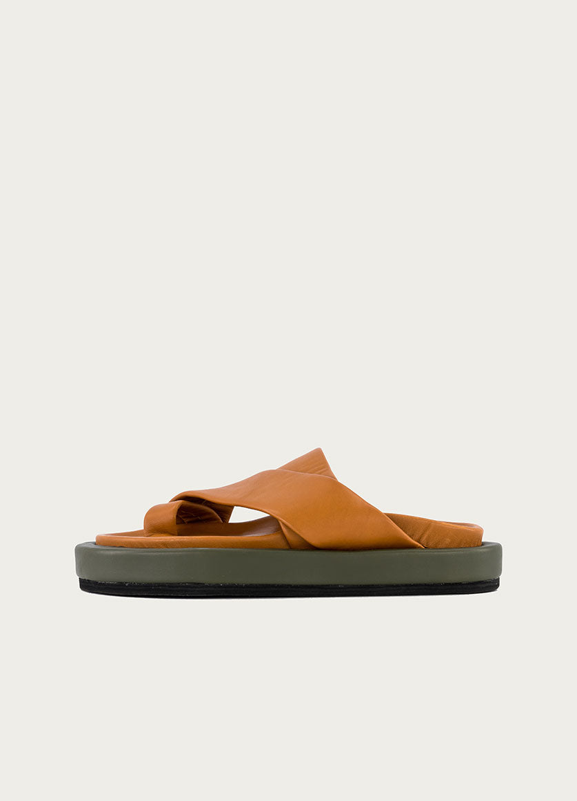 Jia Sandal Mustard / Green