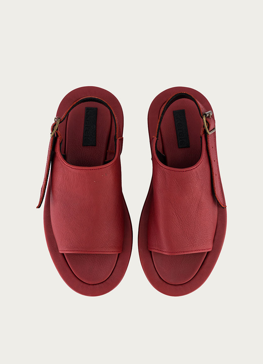 Halo Sandal Burgundy