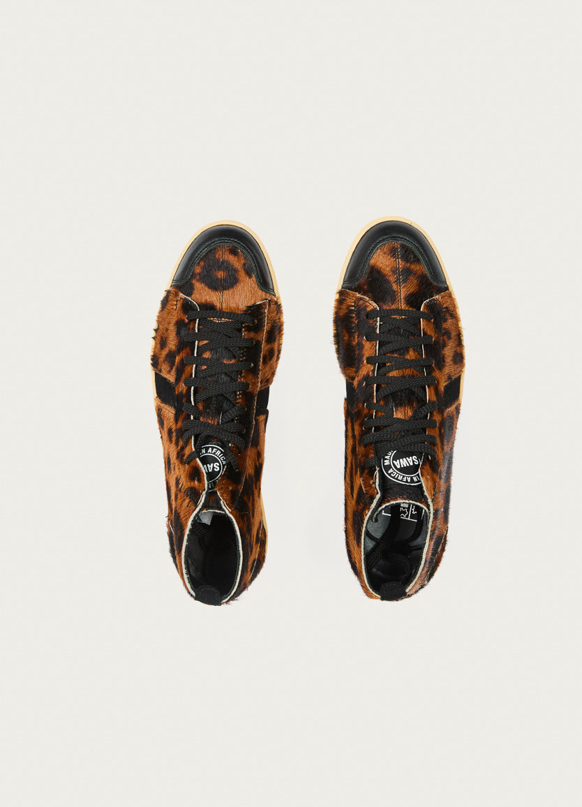 Tsague Leather Leopard