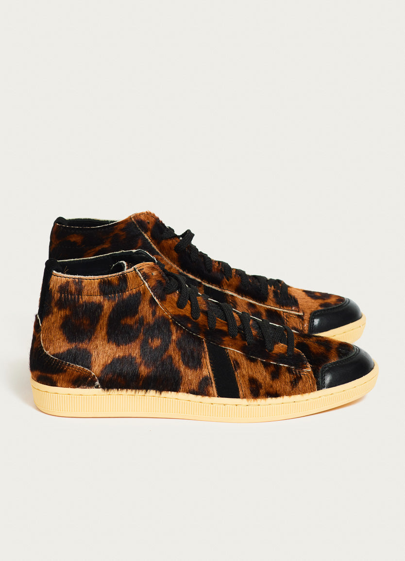 Tsague Leather Leopard