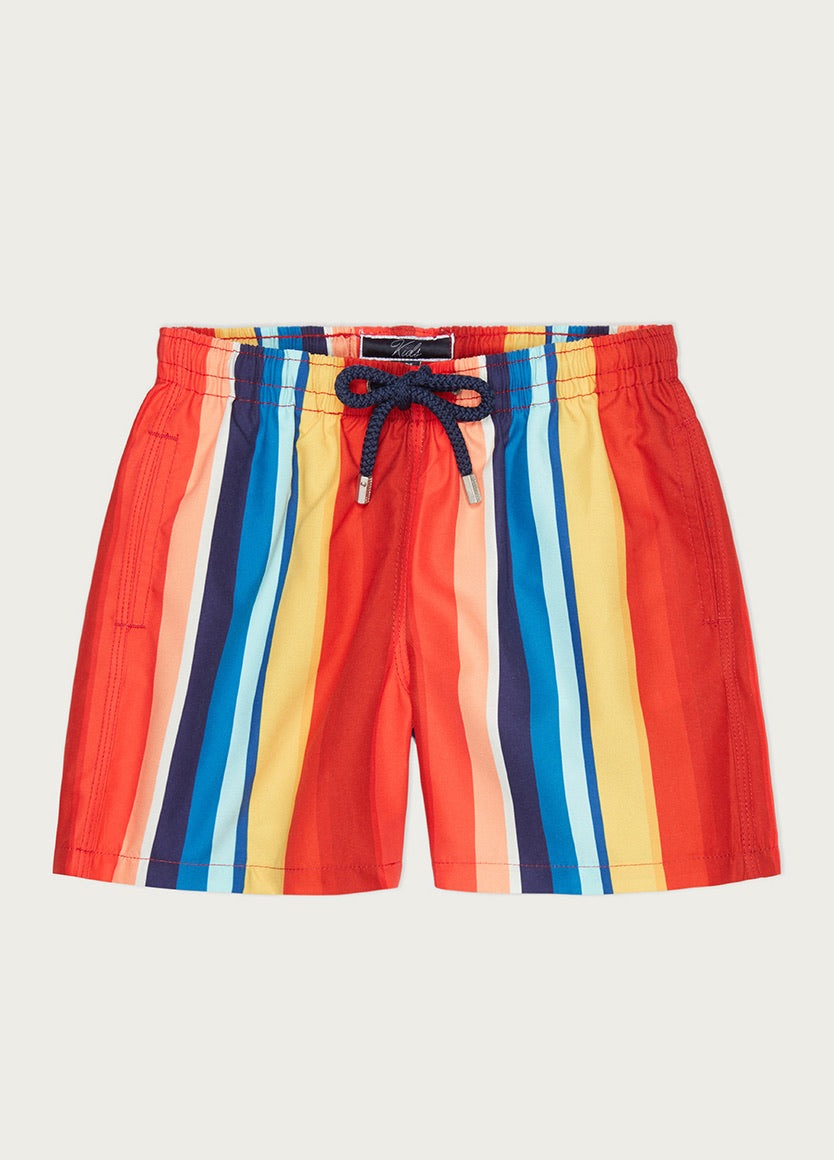 Stripes Kids Swim Shorts