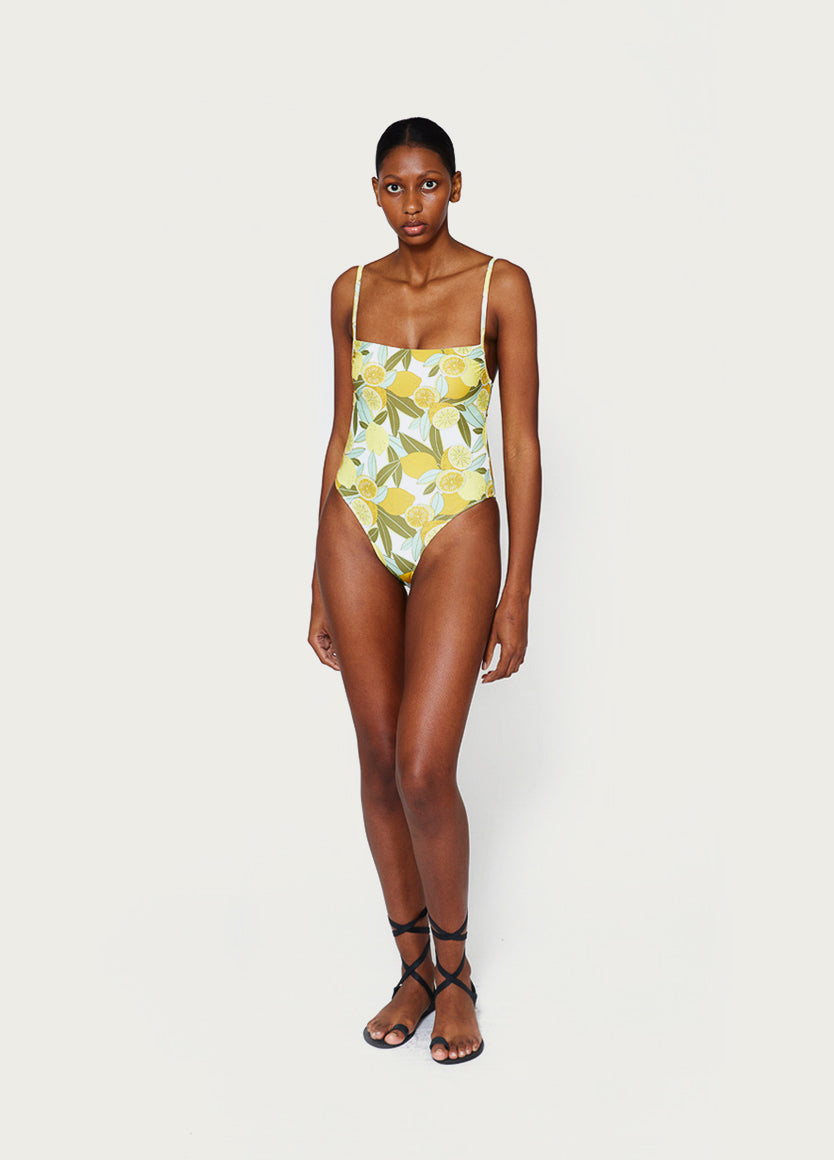 Sari Onepiece Swimsuit Lemon