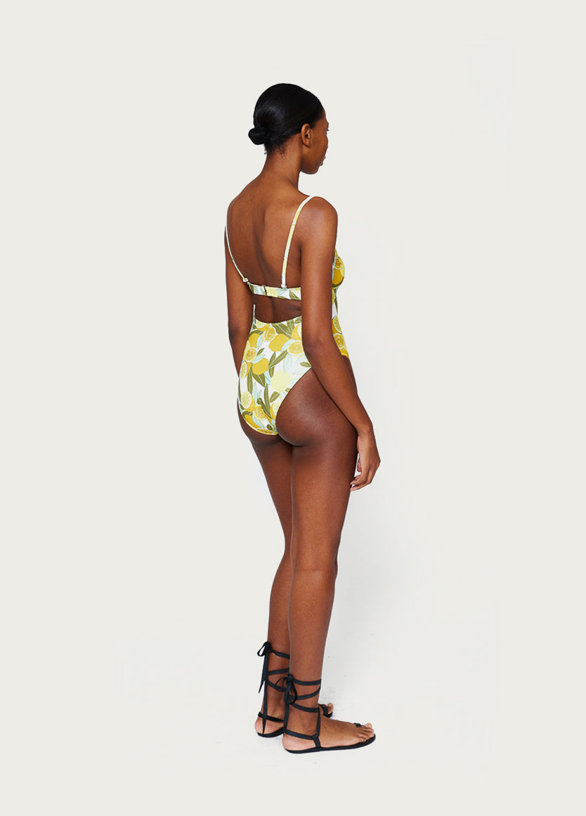 Sari Onepiece Swimsuit Lemon