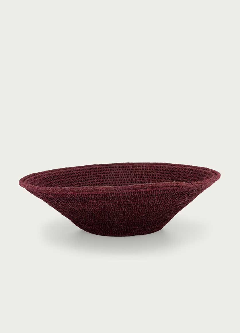 CLASSIC BASKET AUBERGINE LARGE