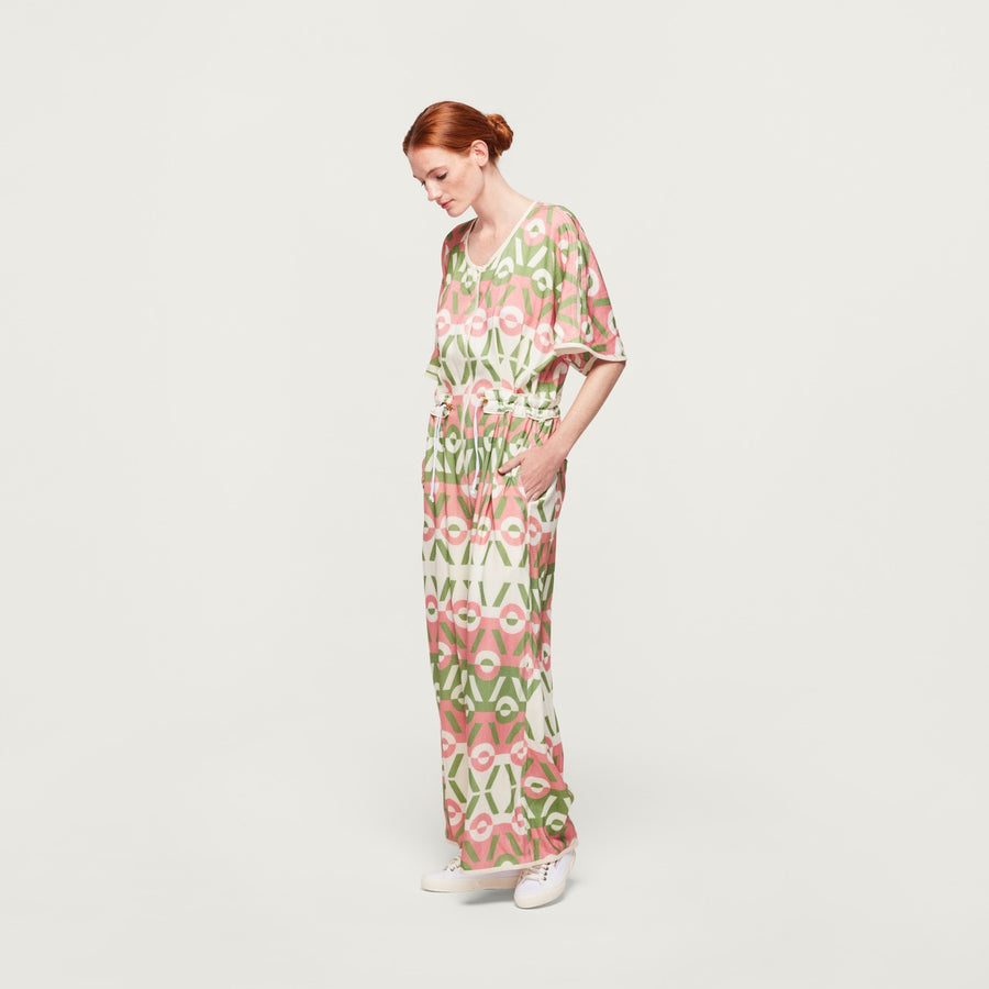 VIVI MONOGRAM POOLSIDE LONG JUMPSUIT