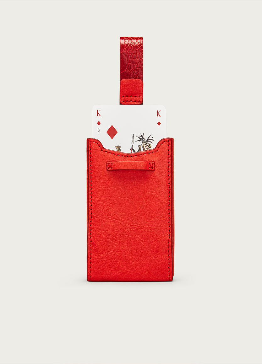 Playing Card Holder Scarlet Red