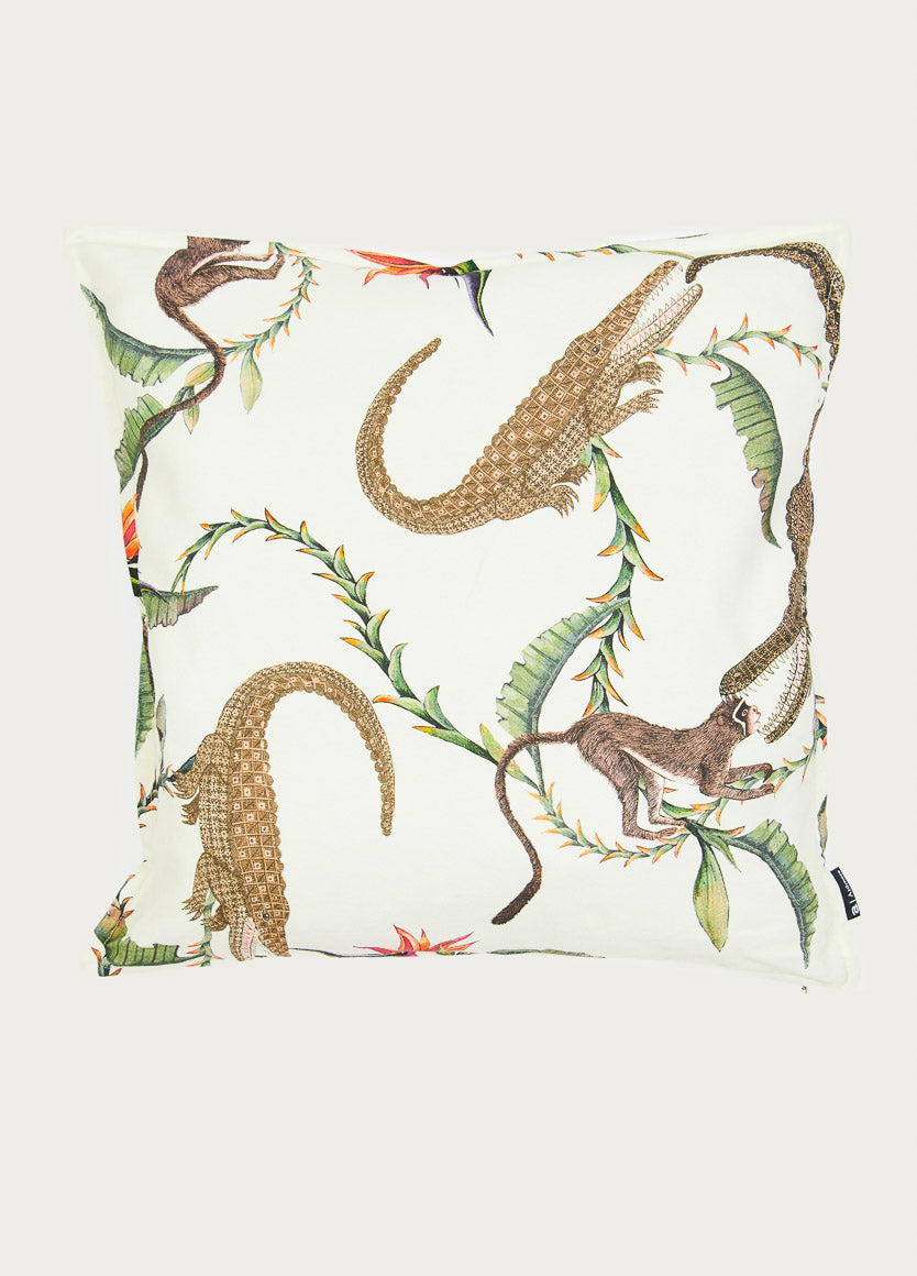 River Chase Driftwood Linen Cushion Cover