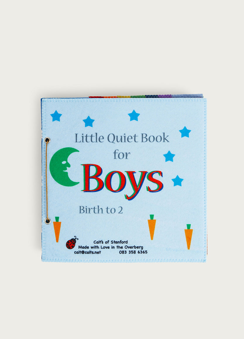 Little Quiet Book For Boys Birth - 2 Years