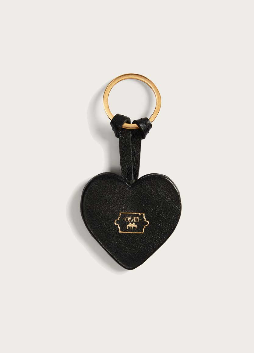 Rattan Keyring Black