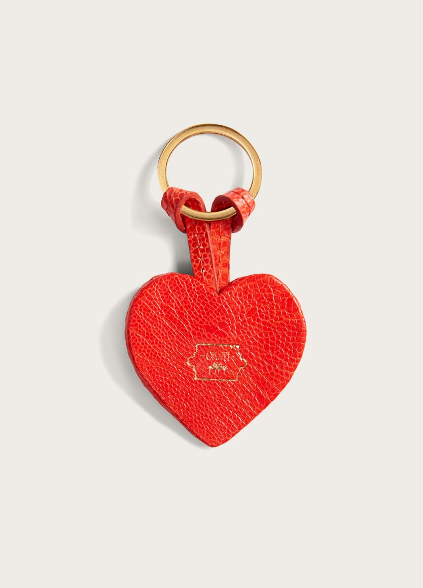 Rattan Keyring Chilli Red