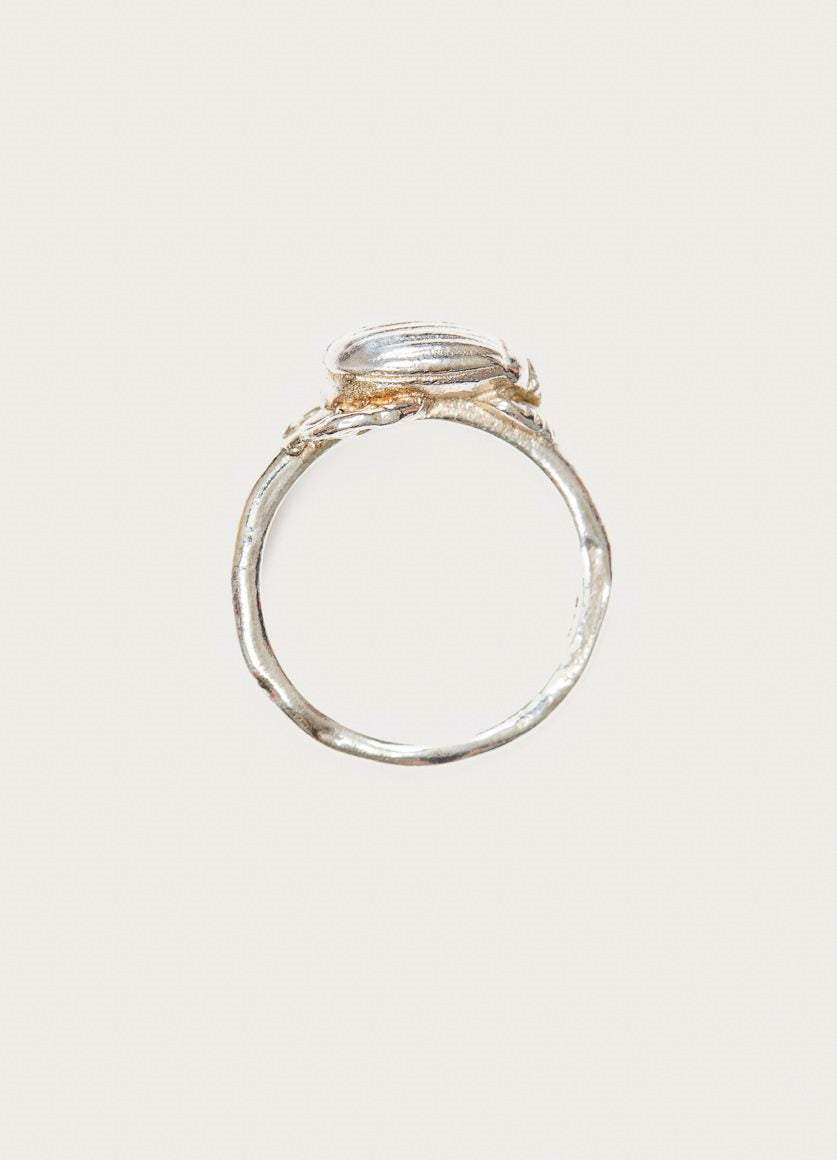 AR ETERNITY BABY BEETLE RING SILVER